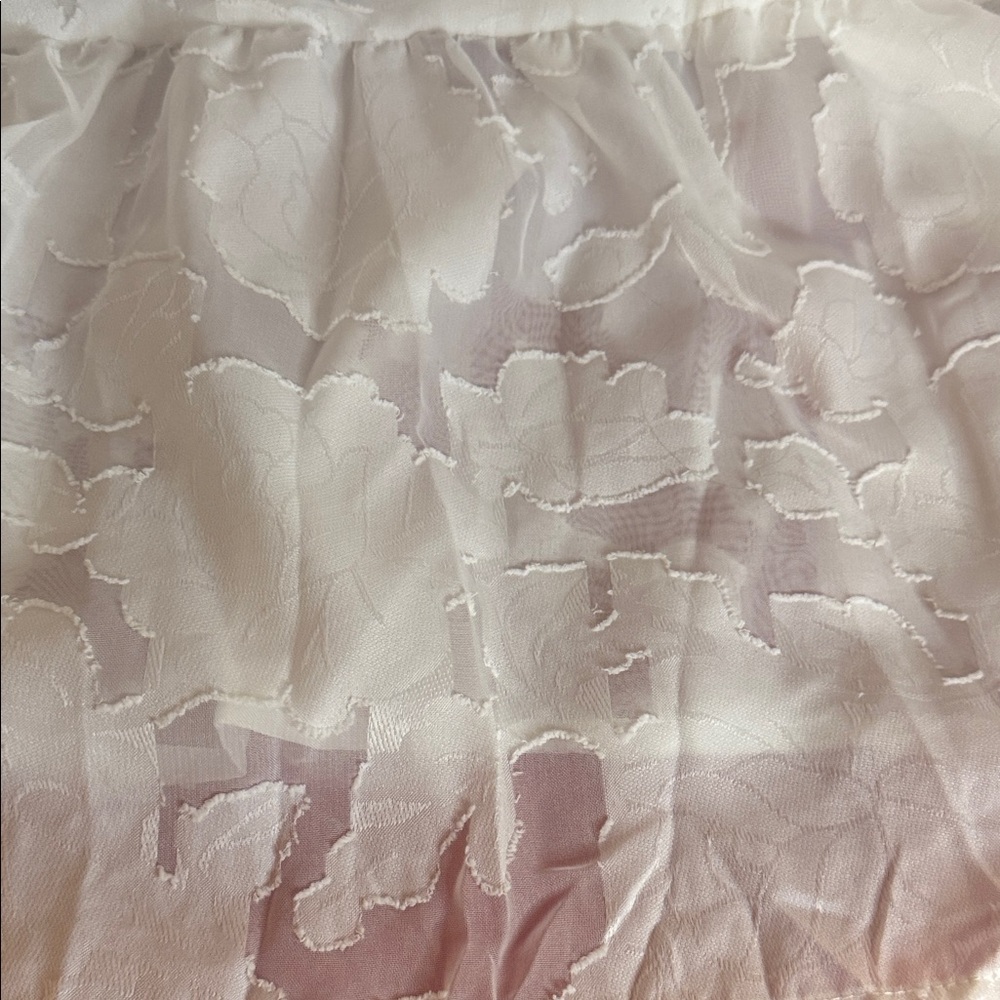 Gardenwed White Sheer Midi Dress - Picture 3 of 8